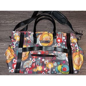 Lily Bloom BLISS Bag Carry-on Luggage Large EUC, Pockets Duffle Baby (0054)